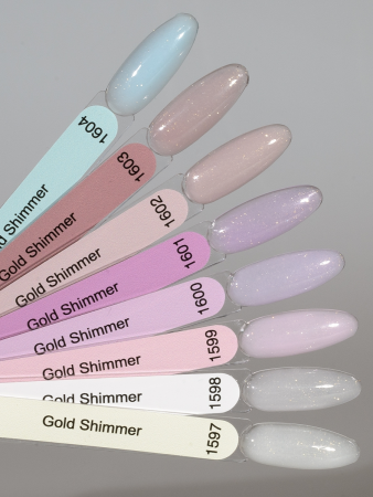 База камуфлирующая каучуковая для ногтей Sofiprofi Gold Shimmer, 10 мл